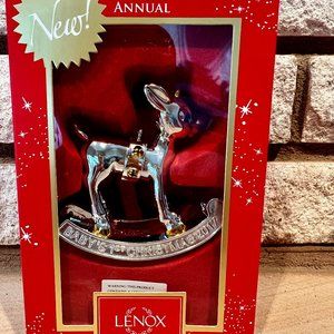Lenox NIB 2016 Baby's First Christmas Lenox Ornament